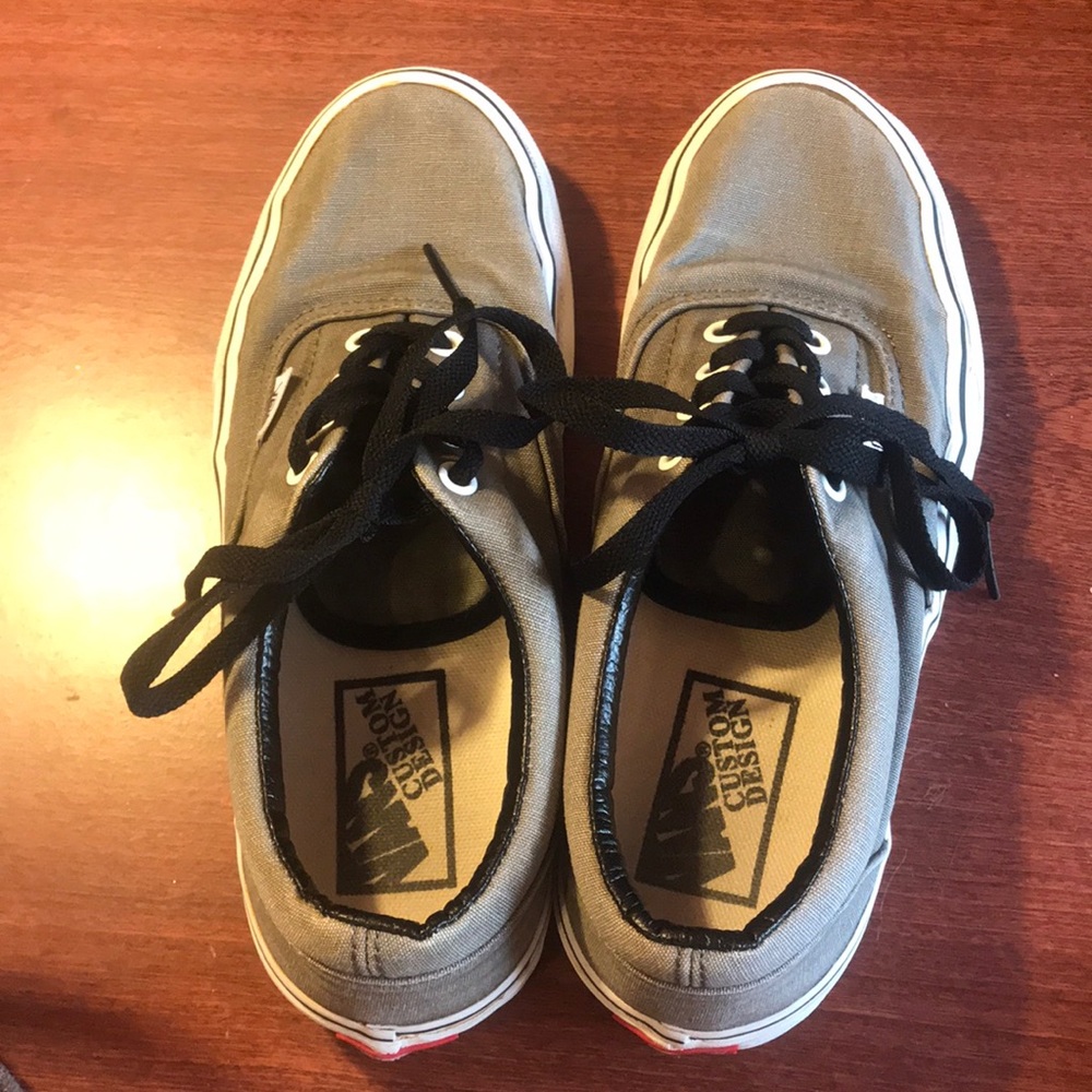 100% Authentic Gray Vans.